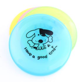 Silicone Flying Saucer Funny Pets Dog Cat Toy Dog Game Flying Discs Resistant Chew Puppy Training Interactive Pet Supplies (Option: random color-1PC)